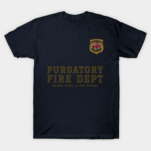 Purgatory Fire Dept - Wynonna Earp T-Shirt by SurfinAly Design 